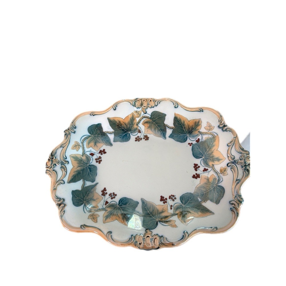Early 19th C Davenport "IVY WREATHS" Pearlware Pedestal Compote 1224 1830 #2 - Picture 8 of 9
